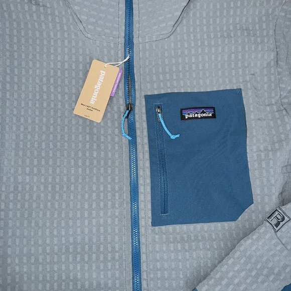 Patagonia - Regulator R2 TechFace Full Zip Fleece Jacket Grey Men’s Large L NWT - Picture 4 of 4